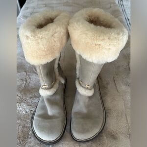 UGG Cream Shearling Winter Boots